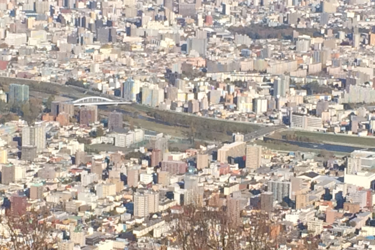 13:58 藻岩山山頂