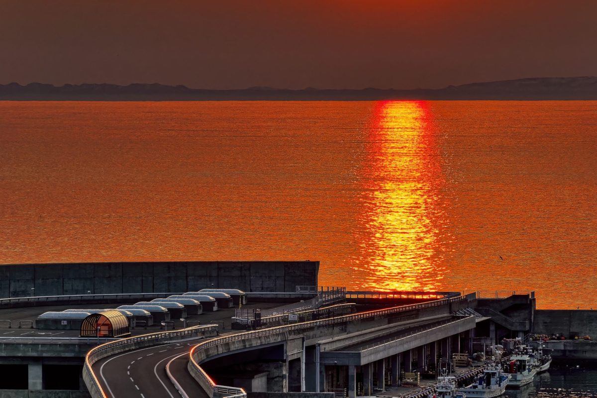 室蘭の夕陽推し